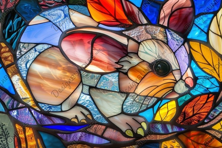 Stained Glass Texture Image 15