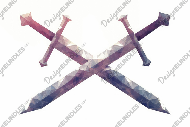 Crossed Swords Symbol Background Wallpaper example image 1