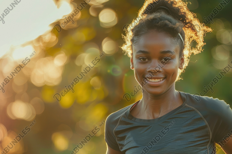 Black Girl Walking Background Wallpaper