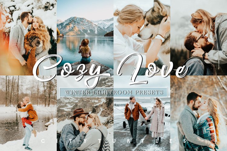 Winter COZY LOVE Warm Tone Couple Portrait Lightroom Presets example image 1