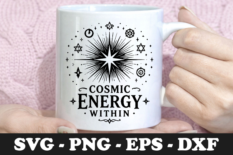 Cosmic Energy Within SVG Design