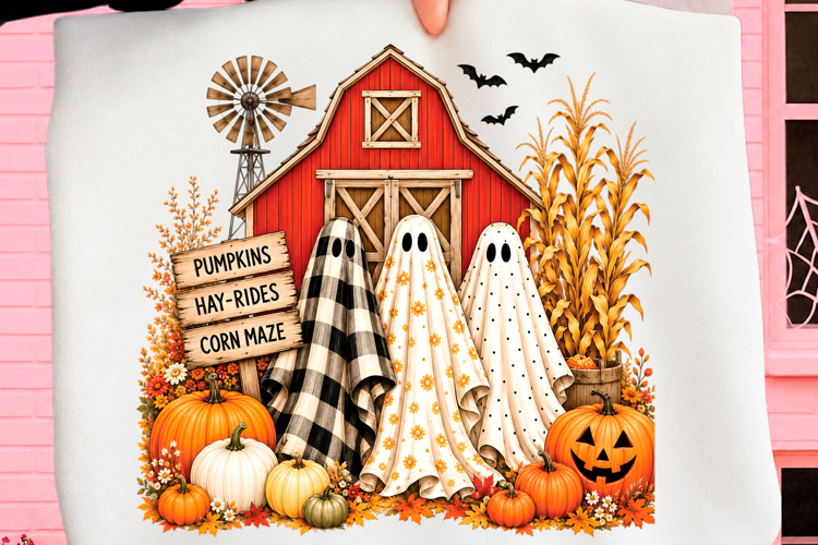 Halloween Farmhouse PNG