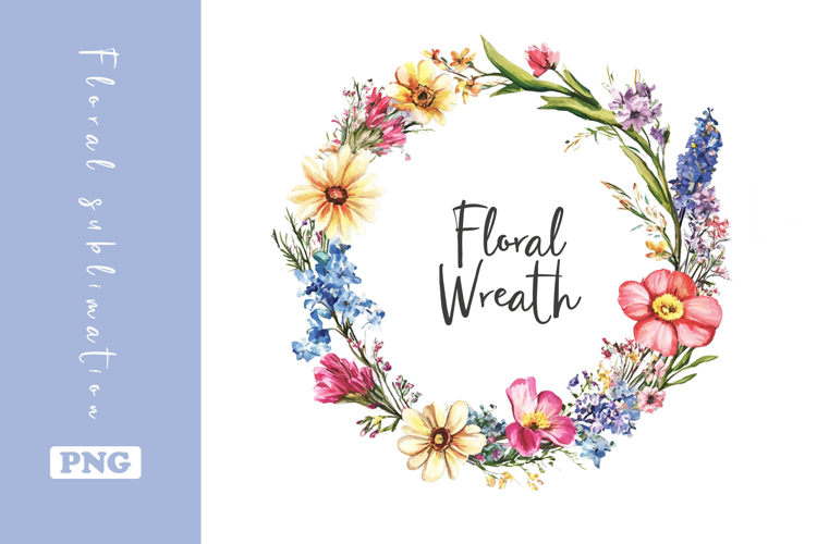 Floral Wreath Clipart Image 22