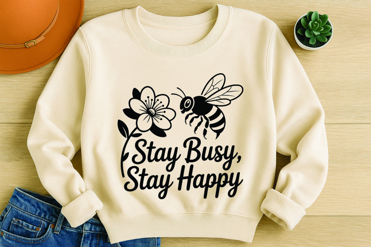 Bee Quote SVG T-Shirt Design