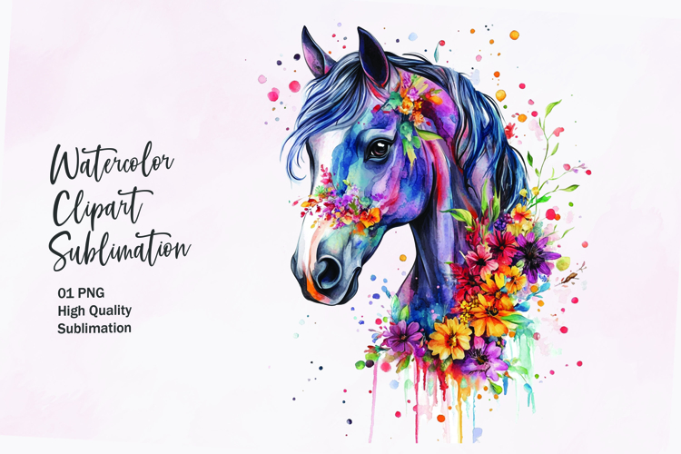 Horse Head Clipart Image 15