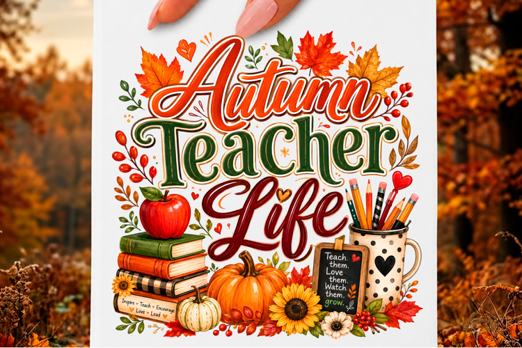 Trending Fall Sublimation PNG design Autumn Tshirt