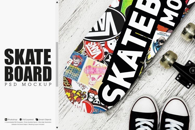 Skateboard Mockup #06 example image 1
