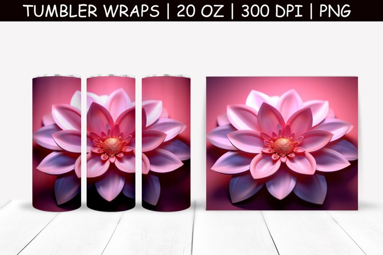 20 Oz Sublimation Tumbler Wrap Image 20