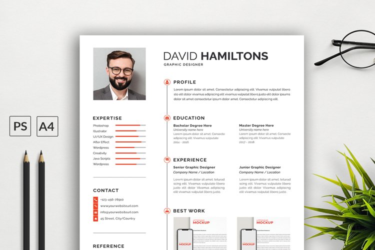 Portfolio Resume CV Template Portfolio Resume CV Template