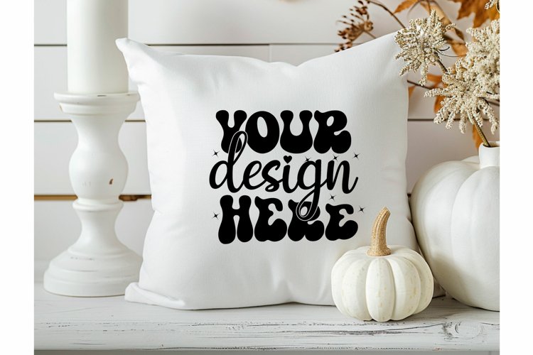 Square Pillow Mockup,Square Pillow JPG example image 1