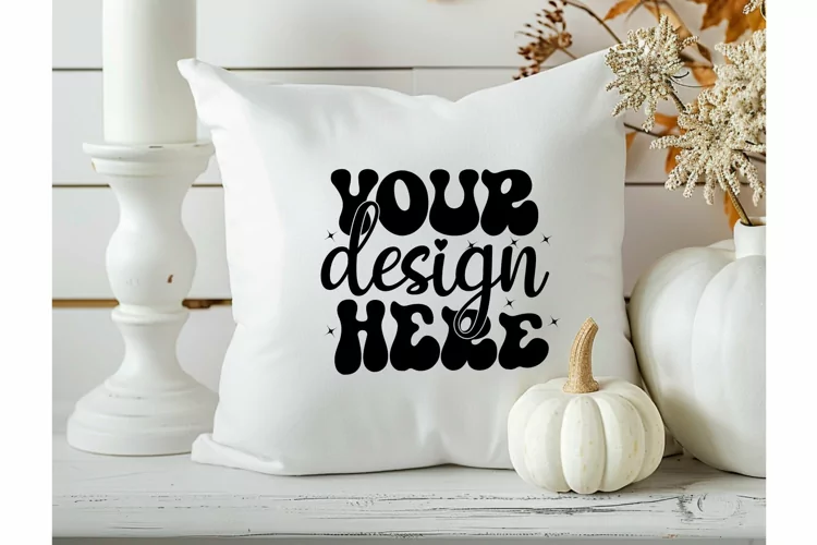 Square Pillow Mockup,Square Pillow JPG