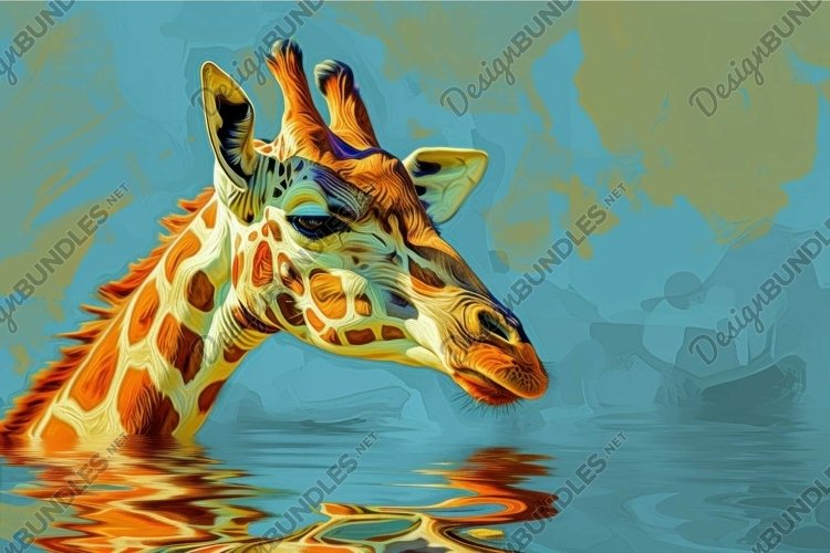 Giraffe Clipart Image 7