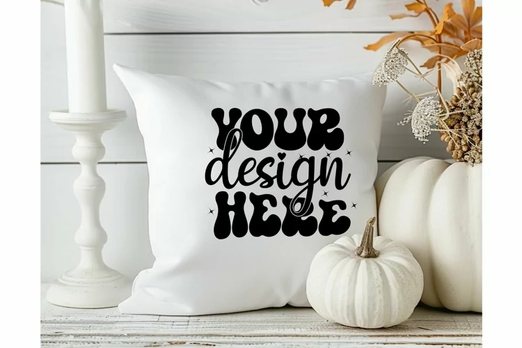Square Pillow Mockup,Square Pillow JPG
