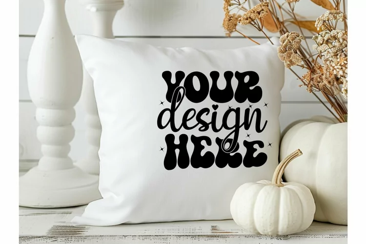 Square Pillow Mockup,Square Pillow JPG