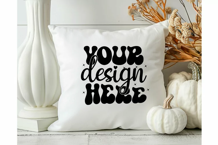 Square Pillow Mockup,Square Pillow JPG