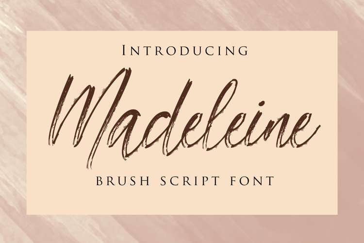 Madeleine - Brush Script Font example image 1