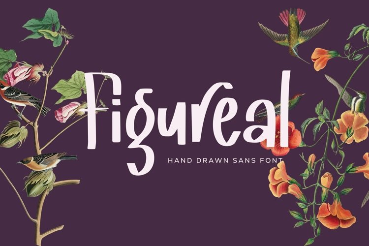 Web Font Figureal - Hand Drawn Sans Font example image 1