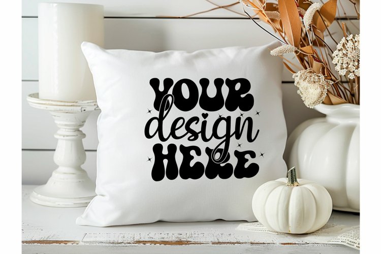 Square Pillow Mockup,Square Pillow JPG example image 1