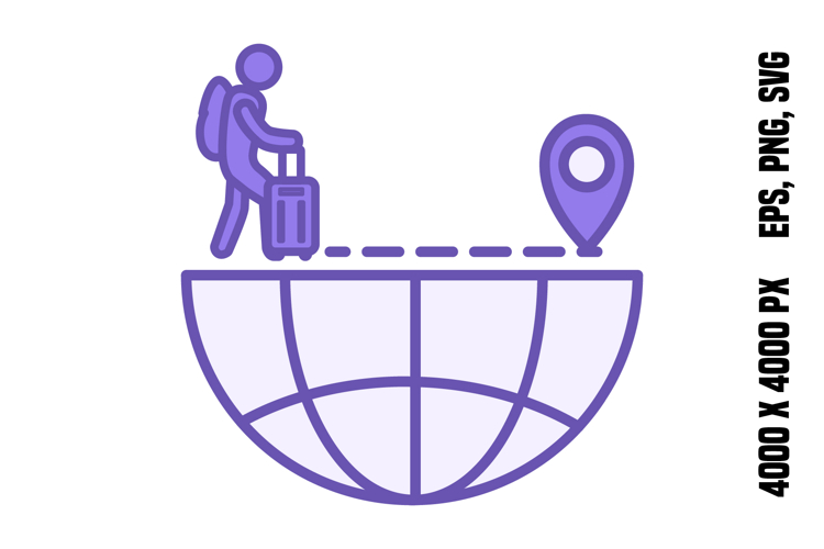 Colored Immigration Icon