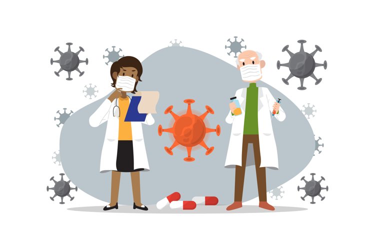 Vaccine Illustrations example image 1