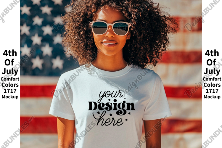 4th of July Comfort Colors Mockup 5