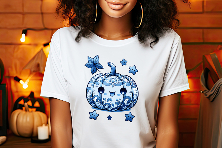 Cute Halloween pumpkin clipart |Coquette bows shirt designs