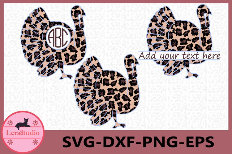Turkey svg, Turkey Clipart, Turkey Monogram Svg, Turkey svg example image 1