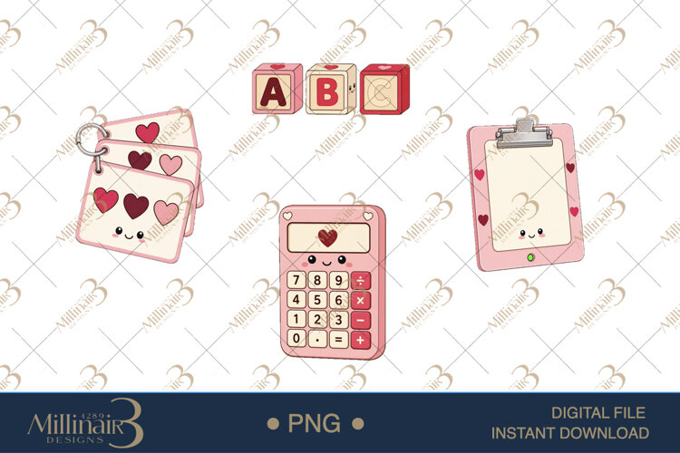 Valentine Classroom Clipart example image 1