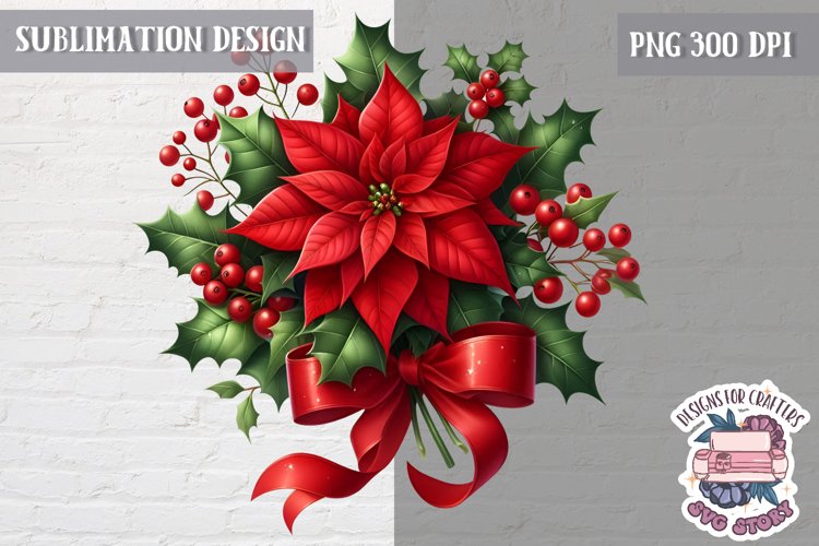 Christmas Floral Svg Image 12