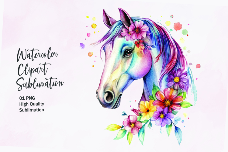 Horse Head Clipart Image 14