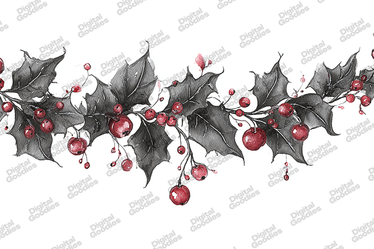 Holly Illustration Image 24