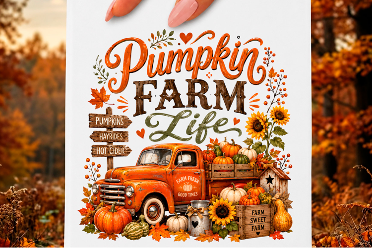 Trending Fall Sublimation PNG design Autumn Tshirt