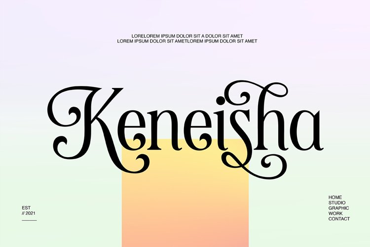 Heshanty Typeface