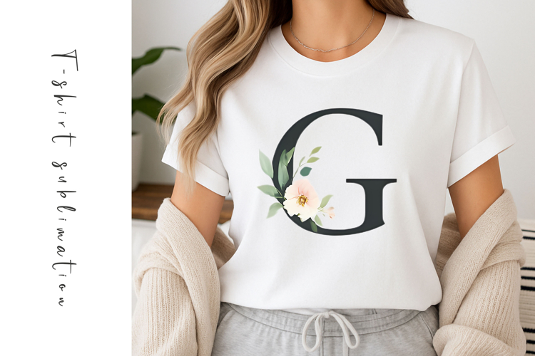 Alphabet, Letters, Monogram, White Flowers