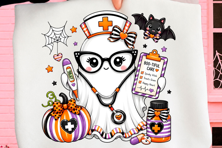 Spooky Nurse Ghost PNG