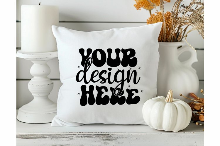 Square Pillow Mockup,Square Pillow JPG example image 1