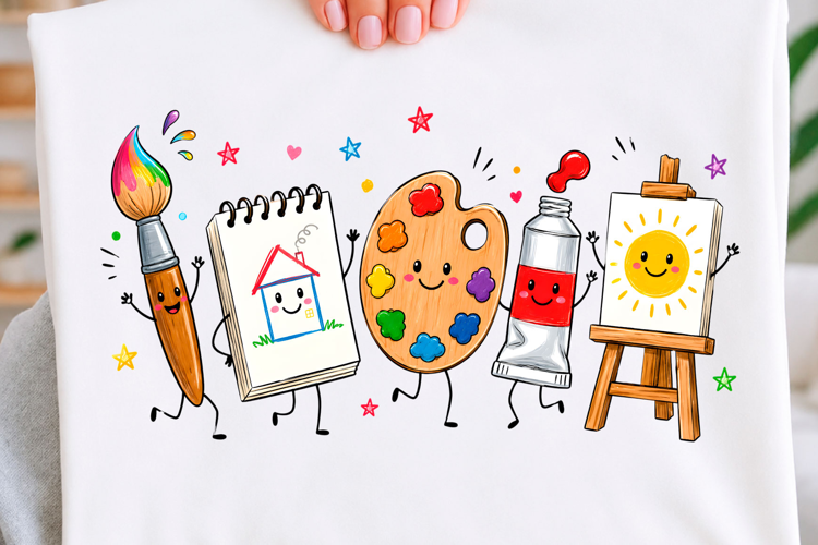 Cute Art Supply Crew Trending Png