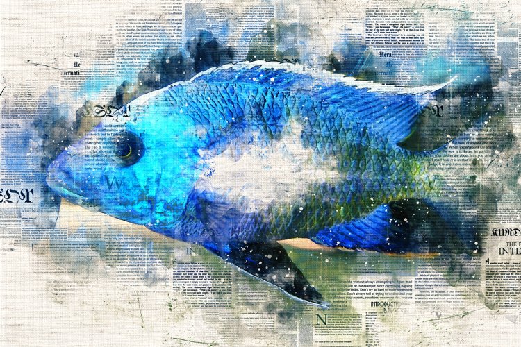 Printable CUTE FISHES 7 different formats Pack 43