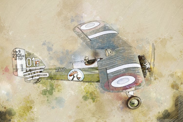 Printable OLD AIRCRAFTS 7 different formats Pack 31