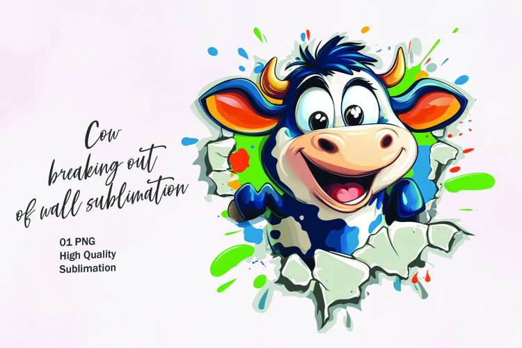 Cartoon Cow Image 4
