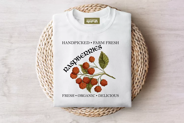 Farm Fresh Market's Vintage Fruit Tee Sublimation Design 07