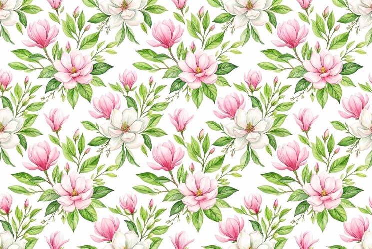 Pink Flowers Clipart Image 21