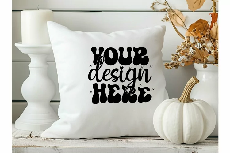 Square Pillow Mockup,Square Pillow JPG