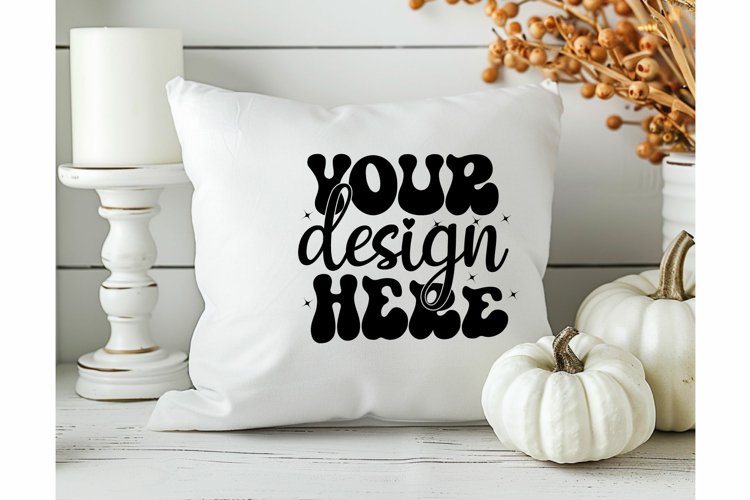 Square Pillow Mockup,Square Pillow JPG example image 1