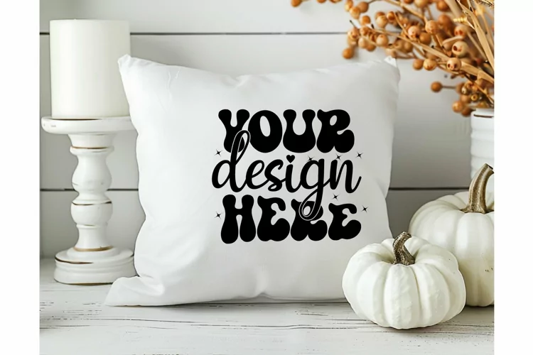 Square Pillow Mockup,Square Pillow JPG