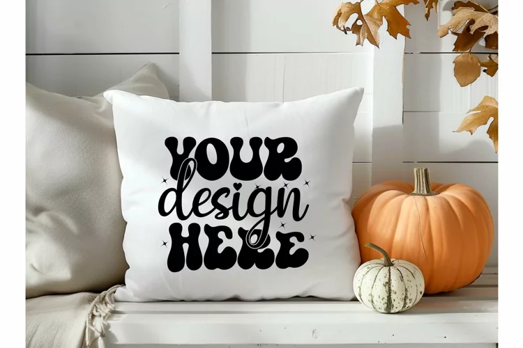 Square Pillow Mockup,Square Pillow JPG