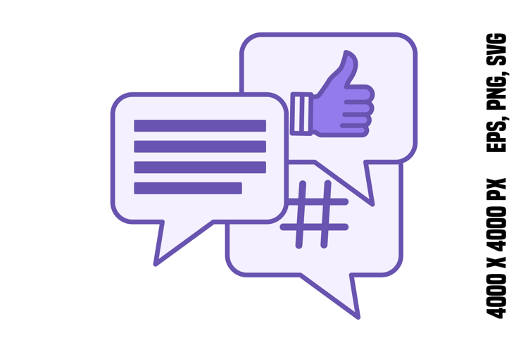 Colored Comments Icon