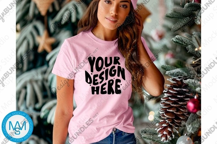 White Tshirt Mockup Image 14