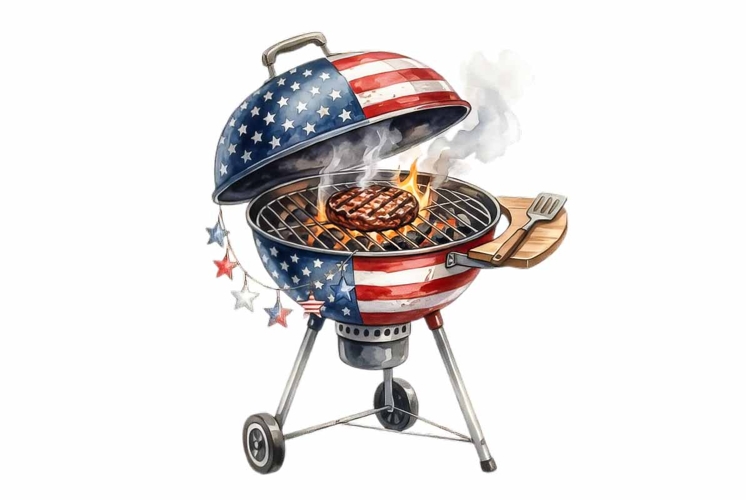 American Flag Clipart Image 4