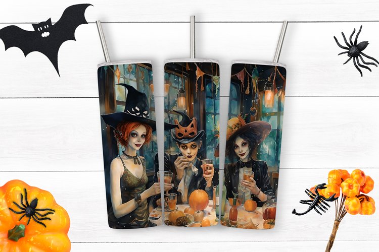 Halloween sublimation tumbler |Halloween party tumbler png